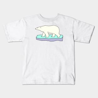 Polar Bear Climate Change Kids T-Shirt